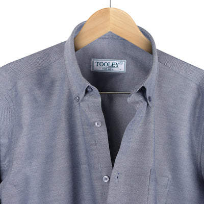 Selected Oxford Grey Button Down Premium Shirt Code-1049