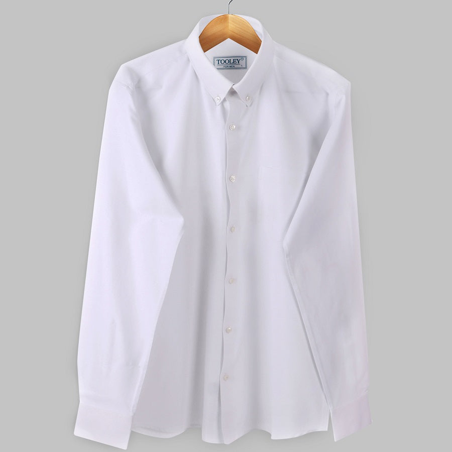Men Formal Premium Cotton White Shirt Code-1206