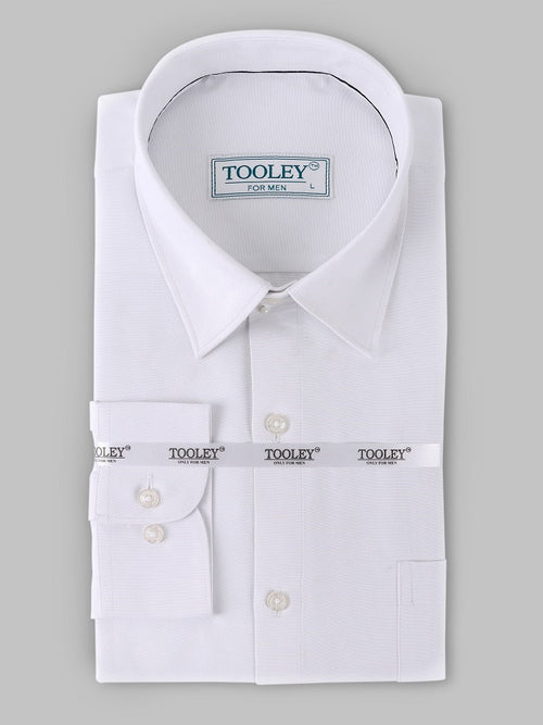 Formal Pure White Oxford Cotton Shirt Code-1050