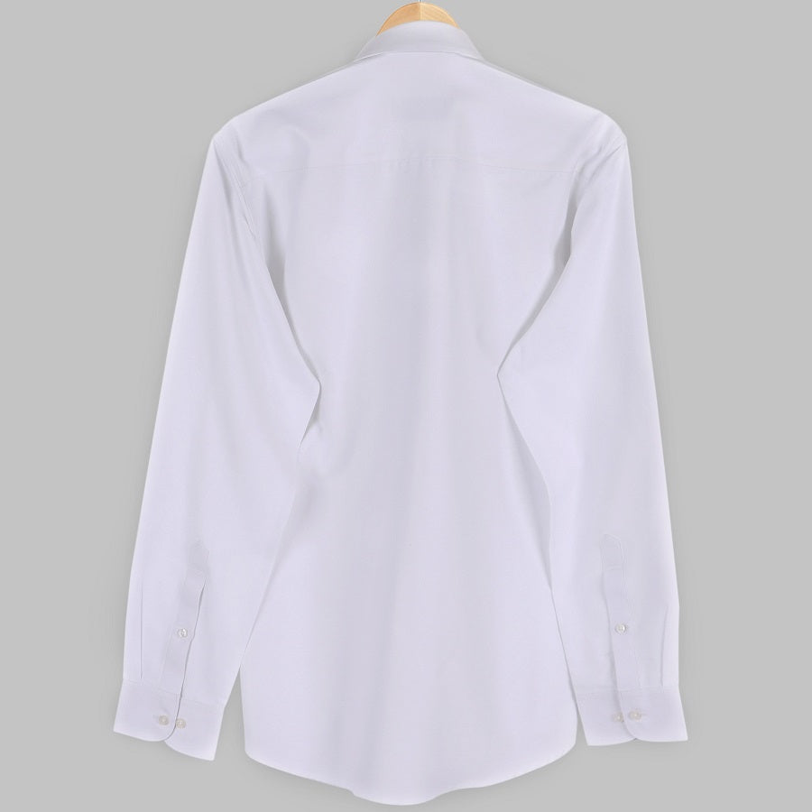 Formal Pure White Oxford Cotton Shirt Code-1050