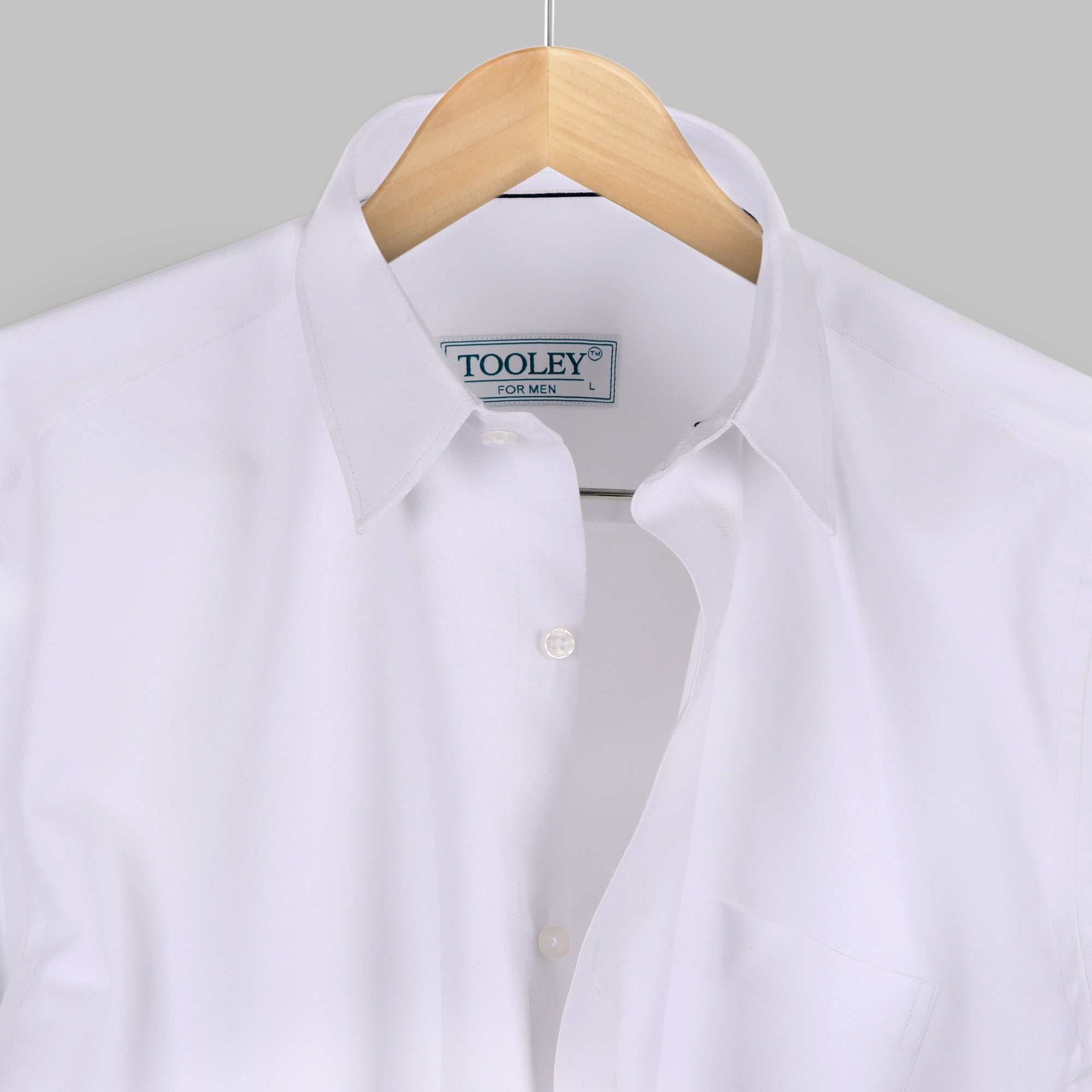 Formal Pure White Oxford Cotton Shirt Code-1050