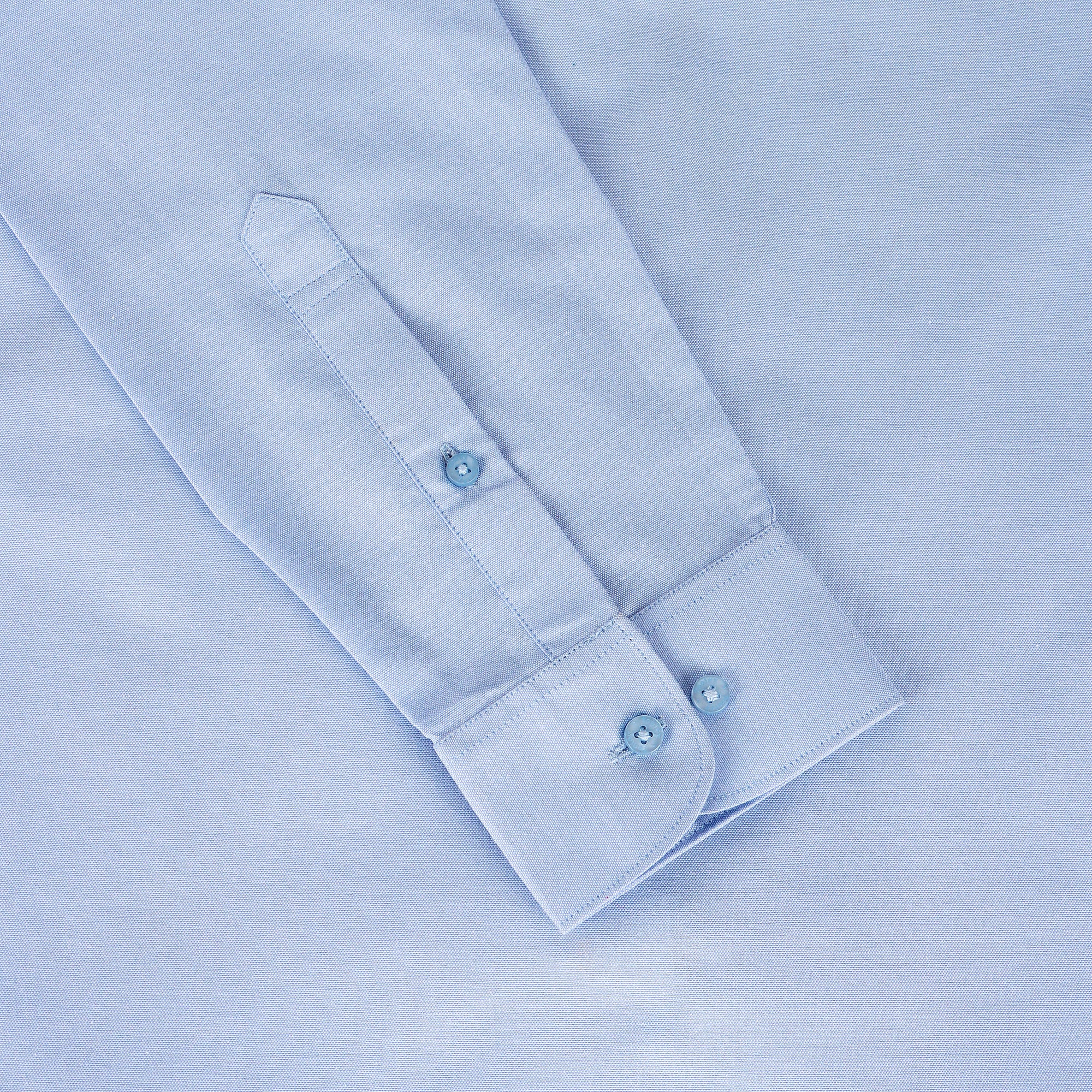 Blue Button Down Premium Oxford Shirt For men's Code-1051