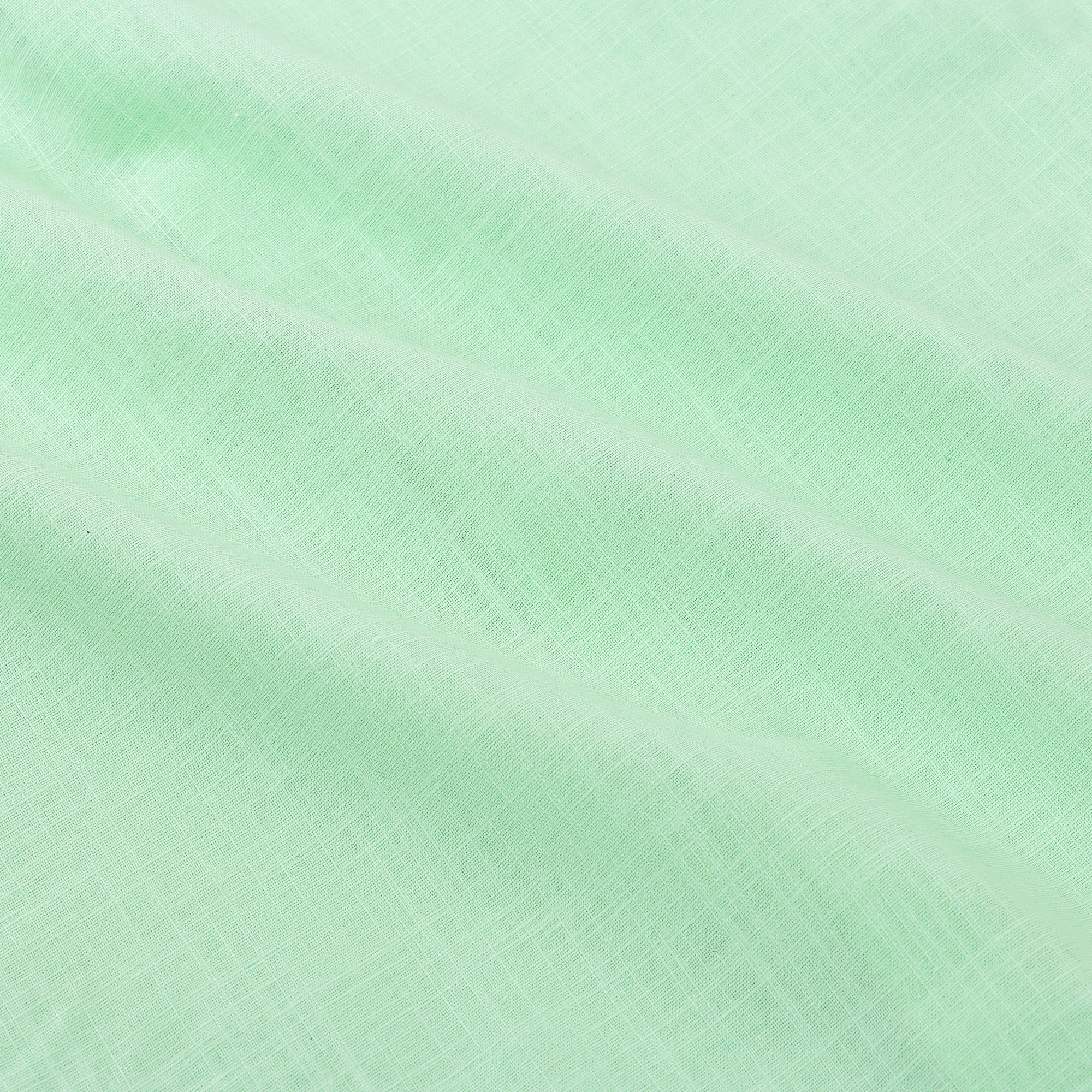 Men's Artichoke Green Linen Full Sleeve Solid Shirt Code-1088