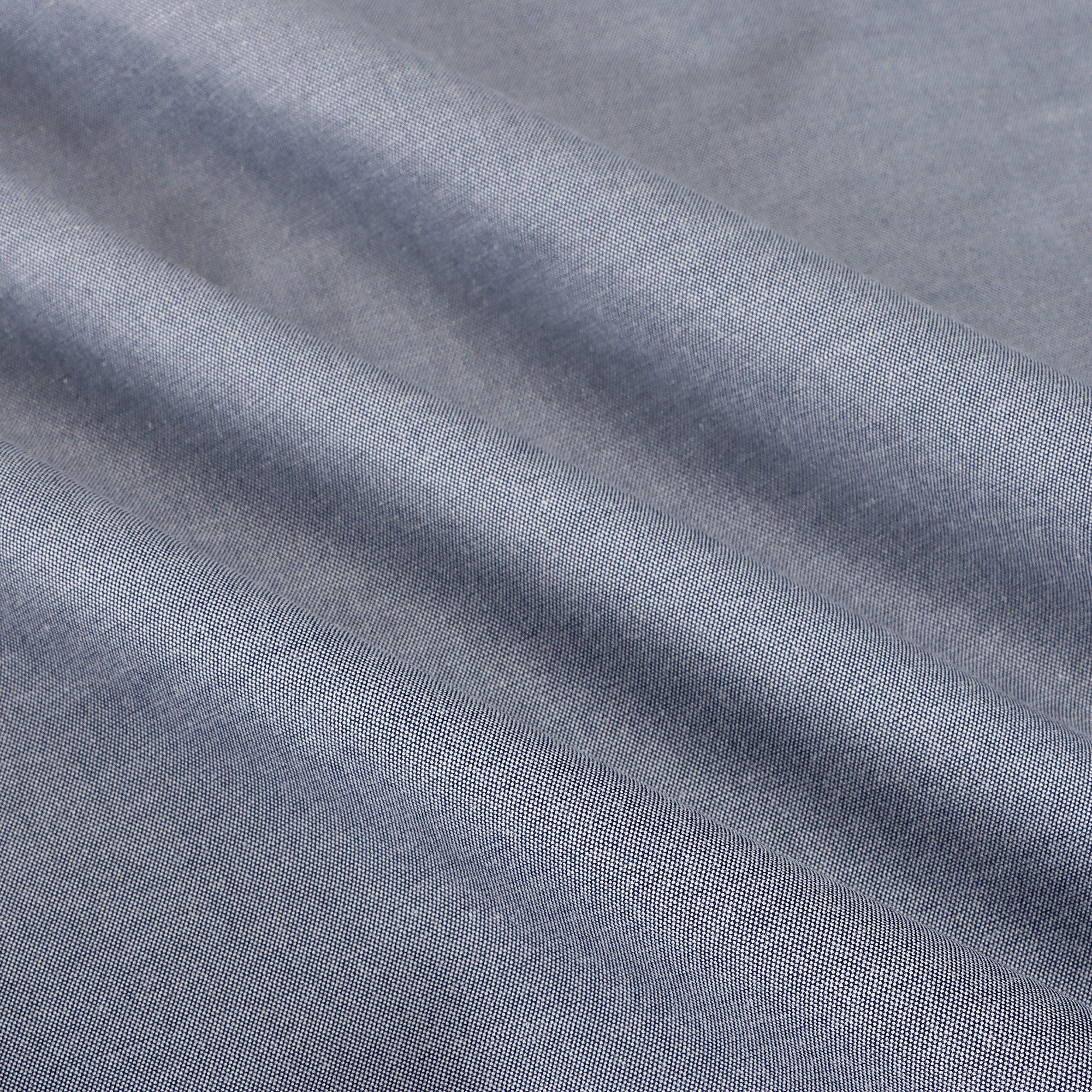 Premium Oxford Grey Cotton Blue Lining Designer Shirt Code-1024