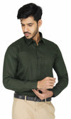Premium Ultra Olive Green Formal Shirt Code-1074