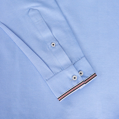 Premium Oxford Sky Blue Cotton With Blue Lining Designer Shirt Code-1042