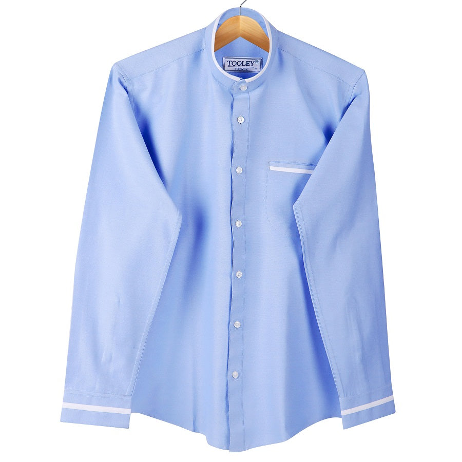 Cerulean Oxford Cotton Designer Shirt Code-1005
