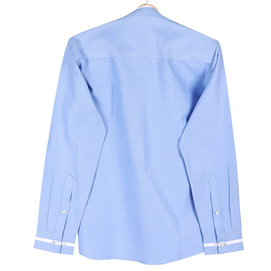 Cerulean Oxford Cotton Designer Shirt Code-1005