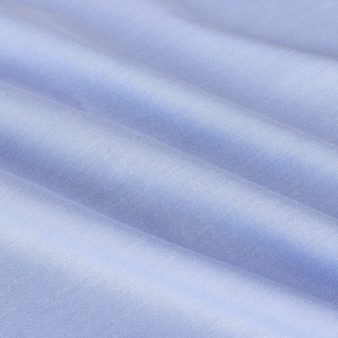 Men's Light Blue Long Sleeve Oxford Shirt Code-1205