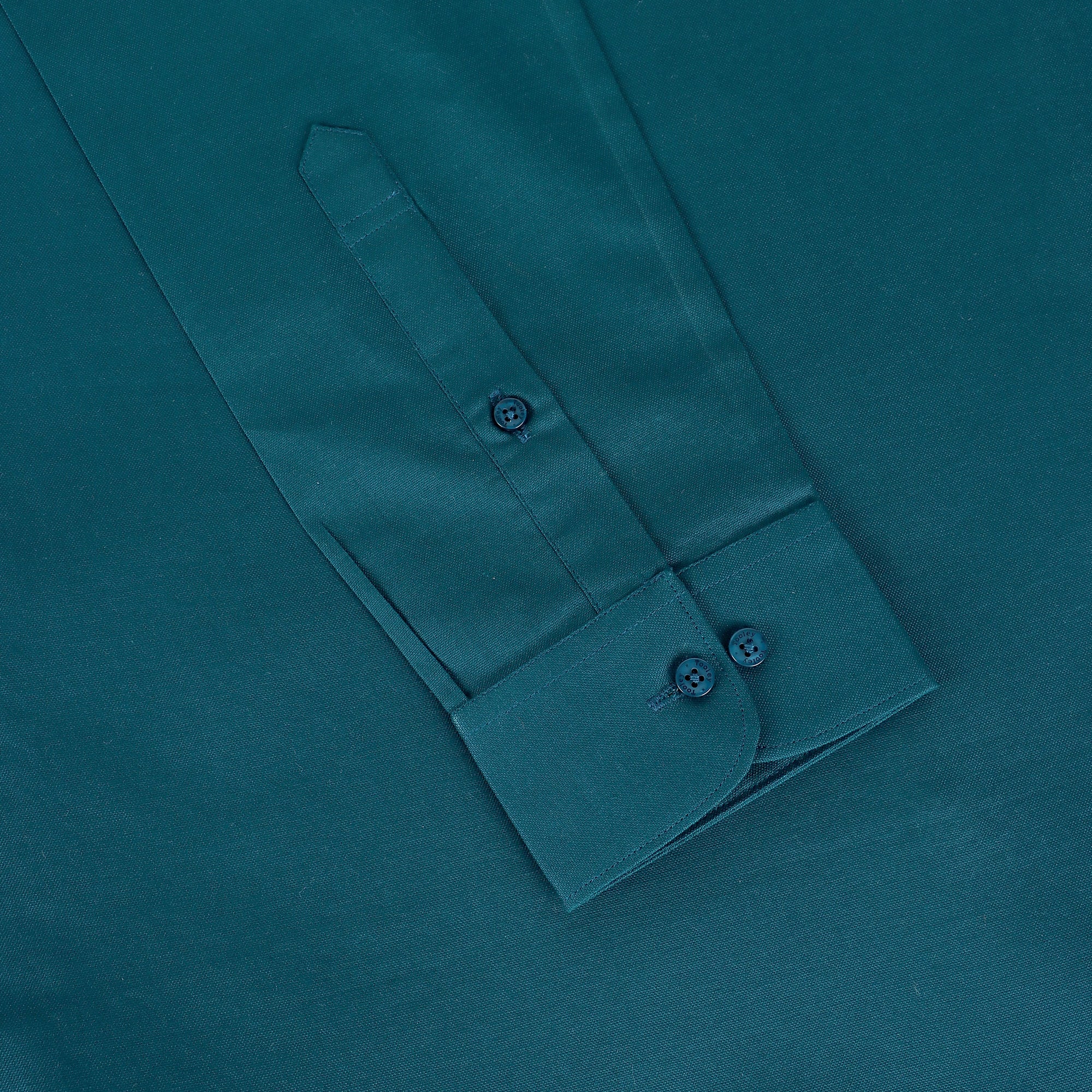 Prussian Blue Oxford Cotton Button Down Shirt Code-1046