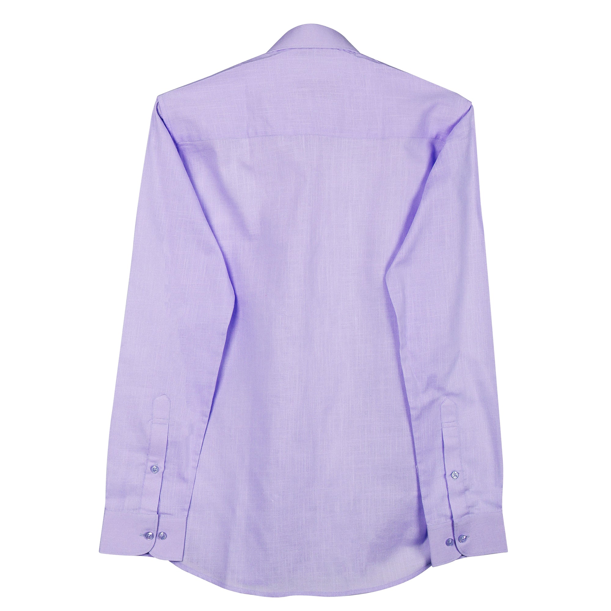 Men's Violet Linen Full Sleeve Solid Shirt Code-1089