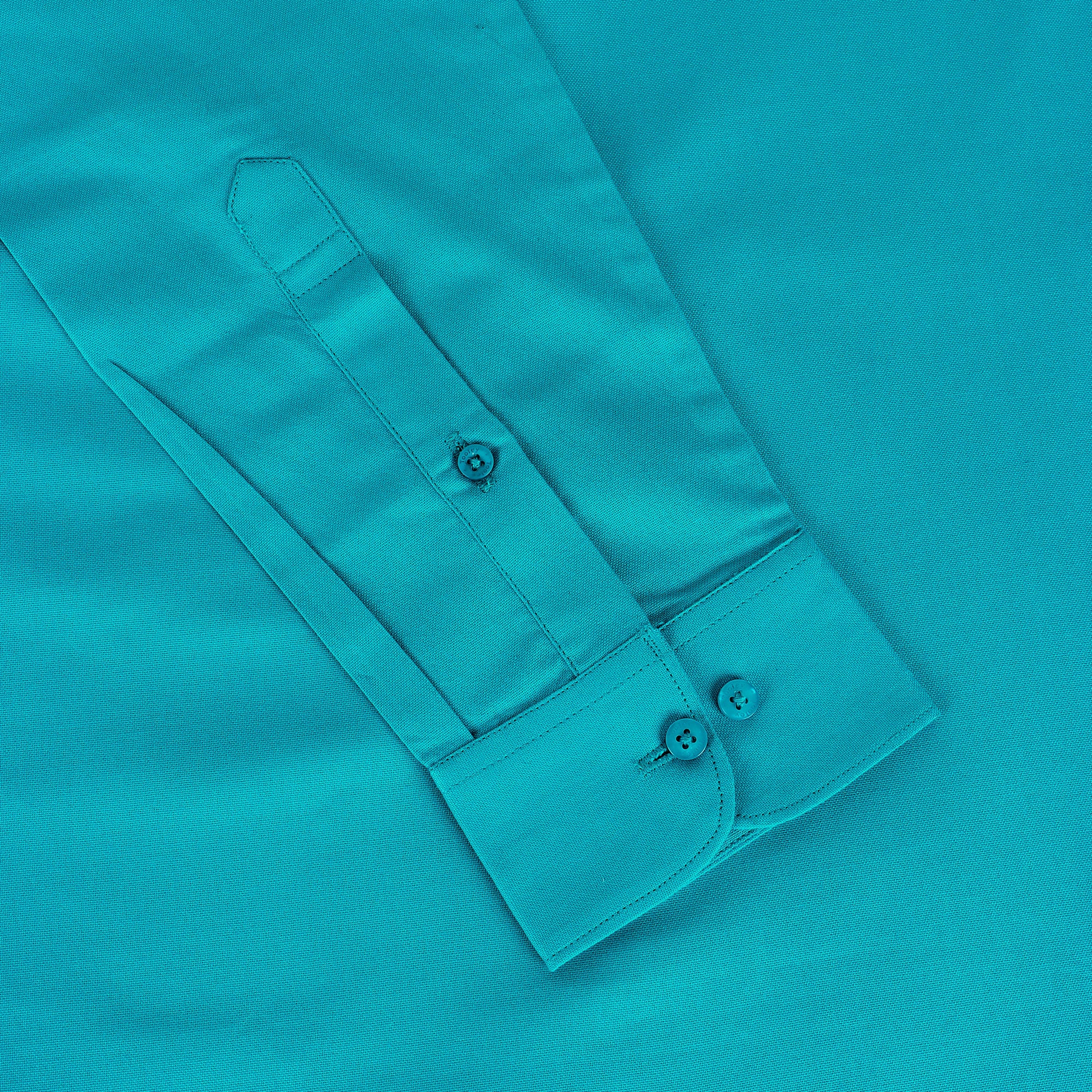 Peacock Green Oxford Cotton Button Down Formal Shirt Code-1047