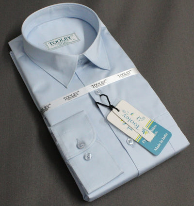 Formal Premium Giza Cotton Ivory Blue Shirt- 1002