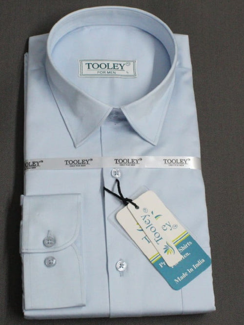 Formal Premium Giza Cotton Ivory Blue Shirt- 1002