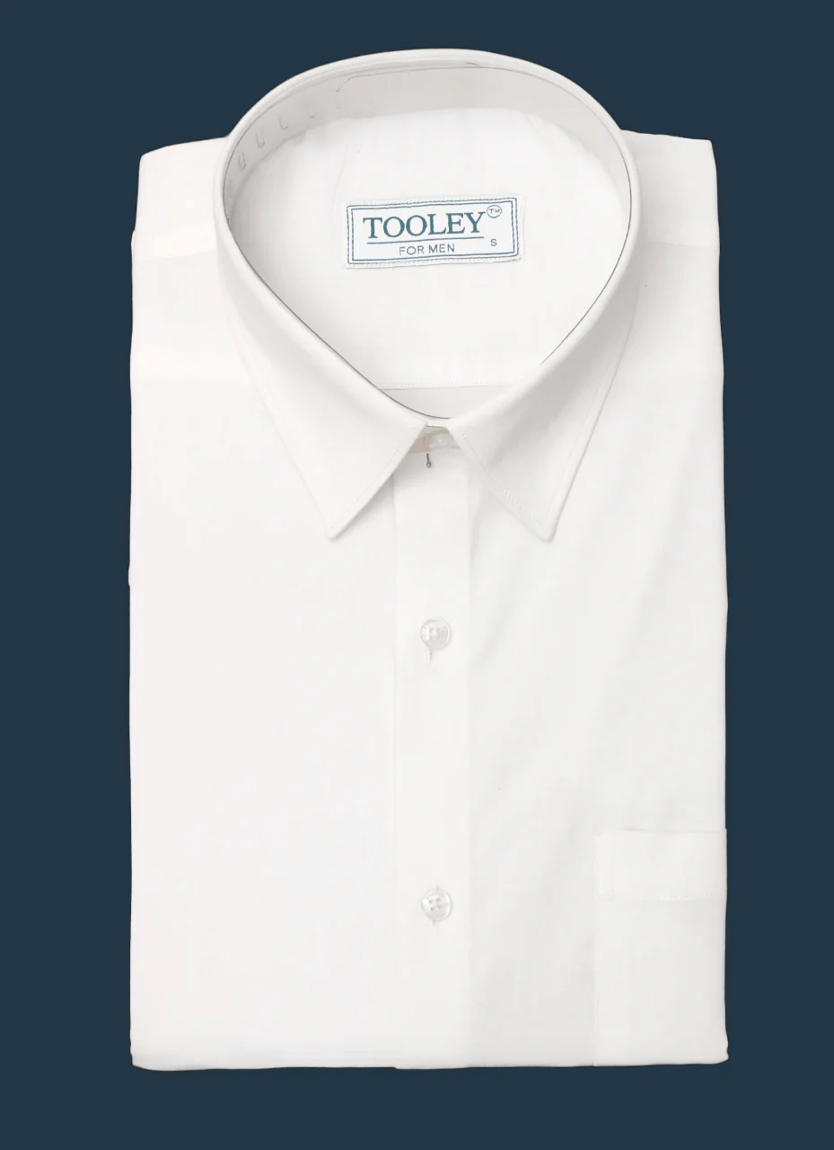 Decent Luxury Formal Premium Cotton Full Sleeves White Shirt For Men Code-1285