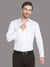 Men's Tailored-Fit Formal White Cotton Shirt Code-1036