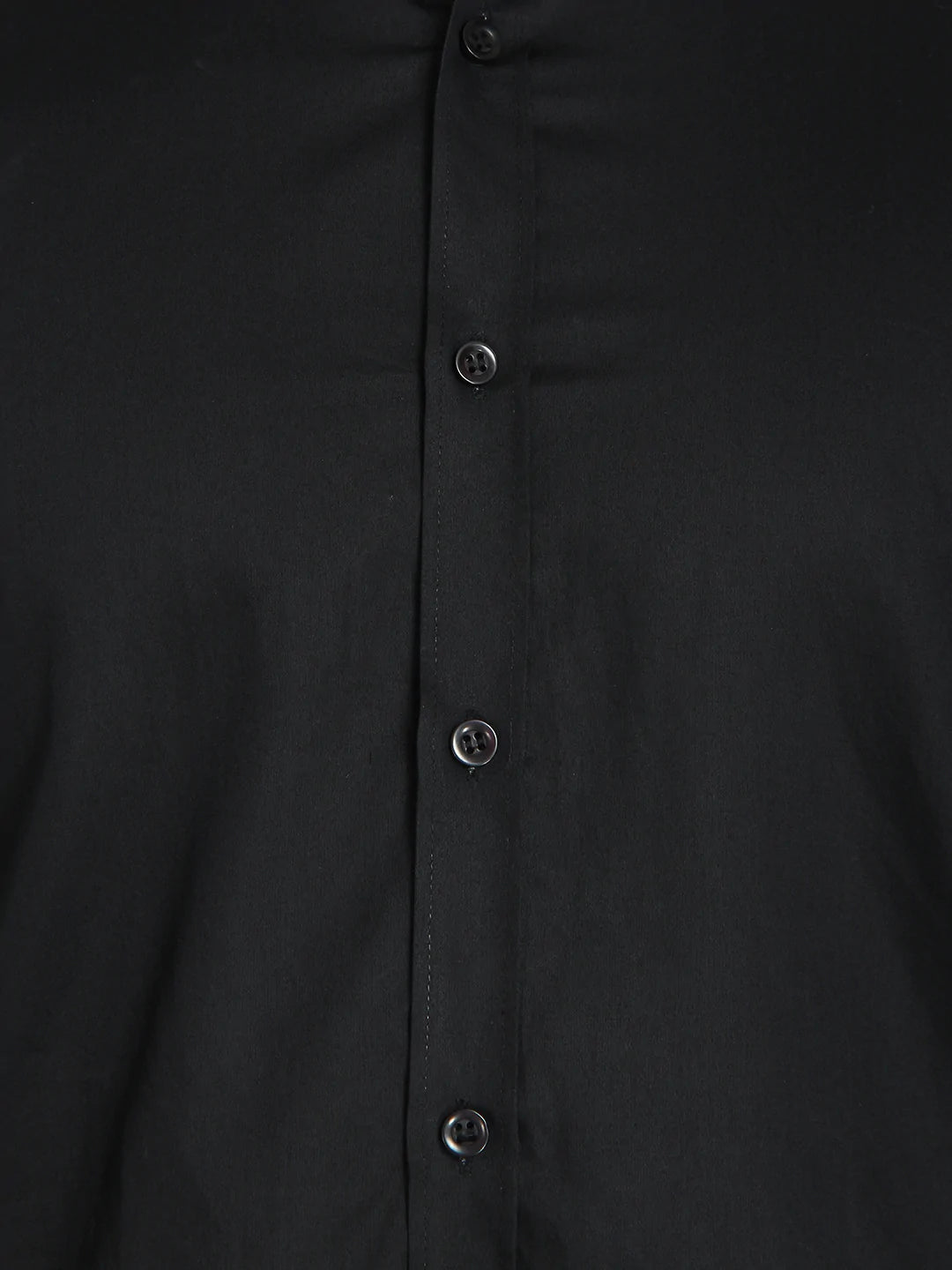 Men's Formal Black Cotton Shirt Code-1009