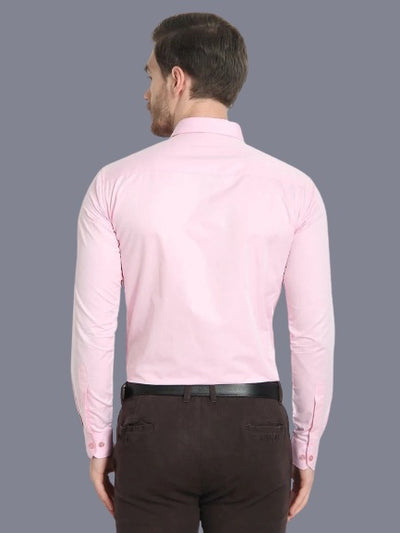 Men's Formal Oxford Cotton Pink Shirt Code-1010