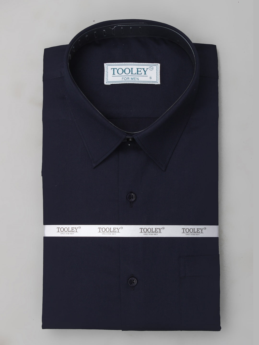 Men Formal Navy Blue Cotton Shirt Code-1082