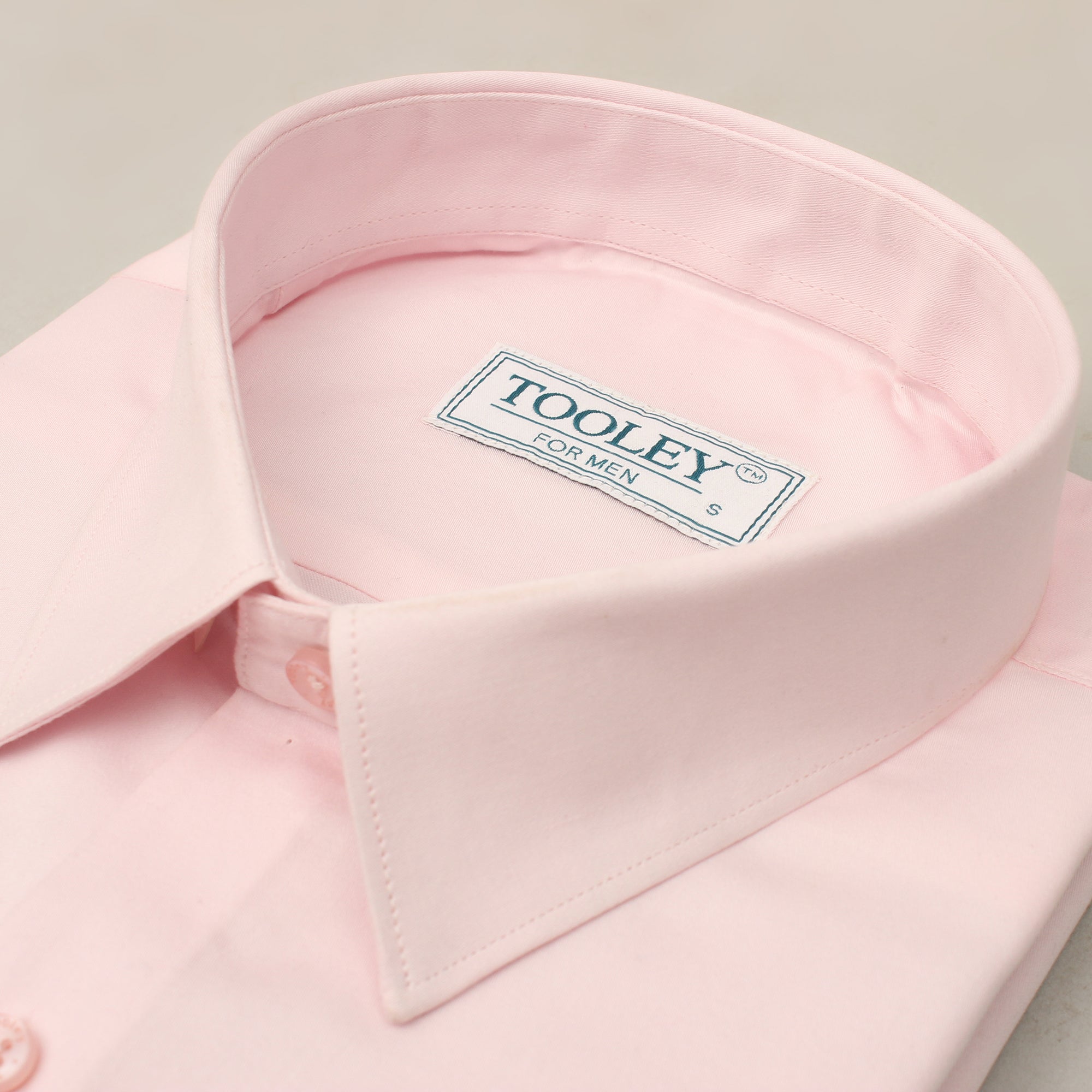 A-Men's Oxford Cotton Summer Light Pink Formal Shirt Code-1084