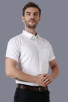 Premium cotton half sleeve solid classic with pocket formal business shirts code-1229