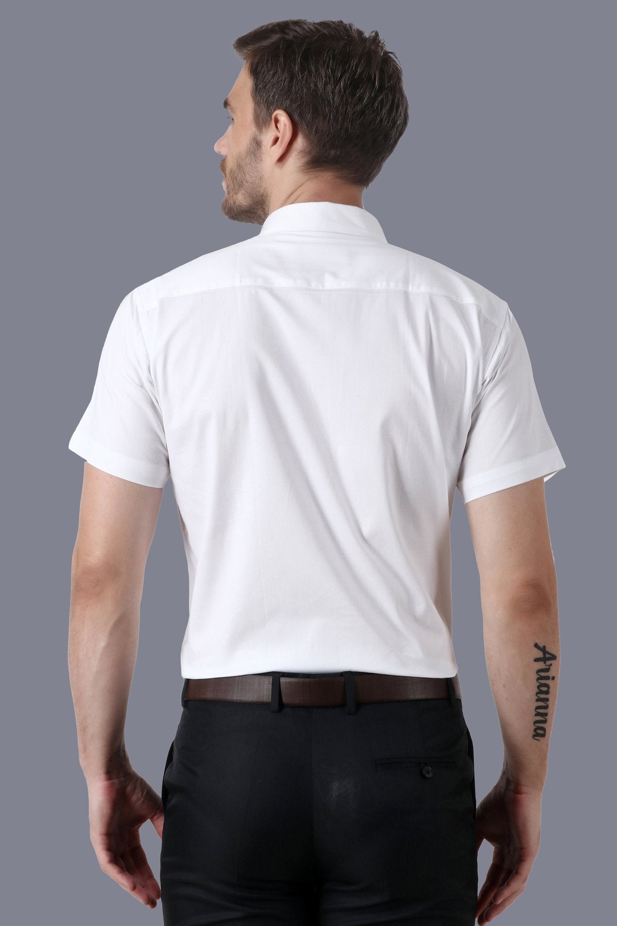 Premium cotton half sleeve solid classic with pocket formal business shirts code-1229