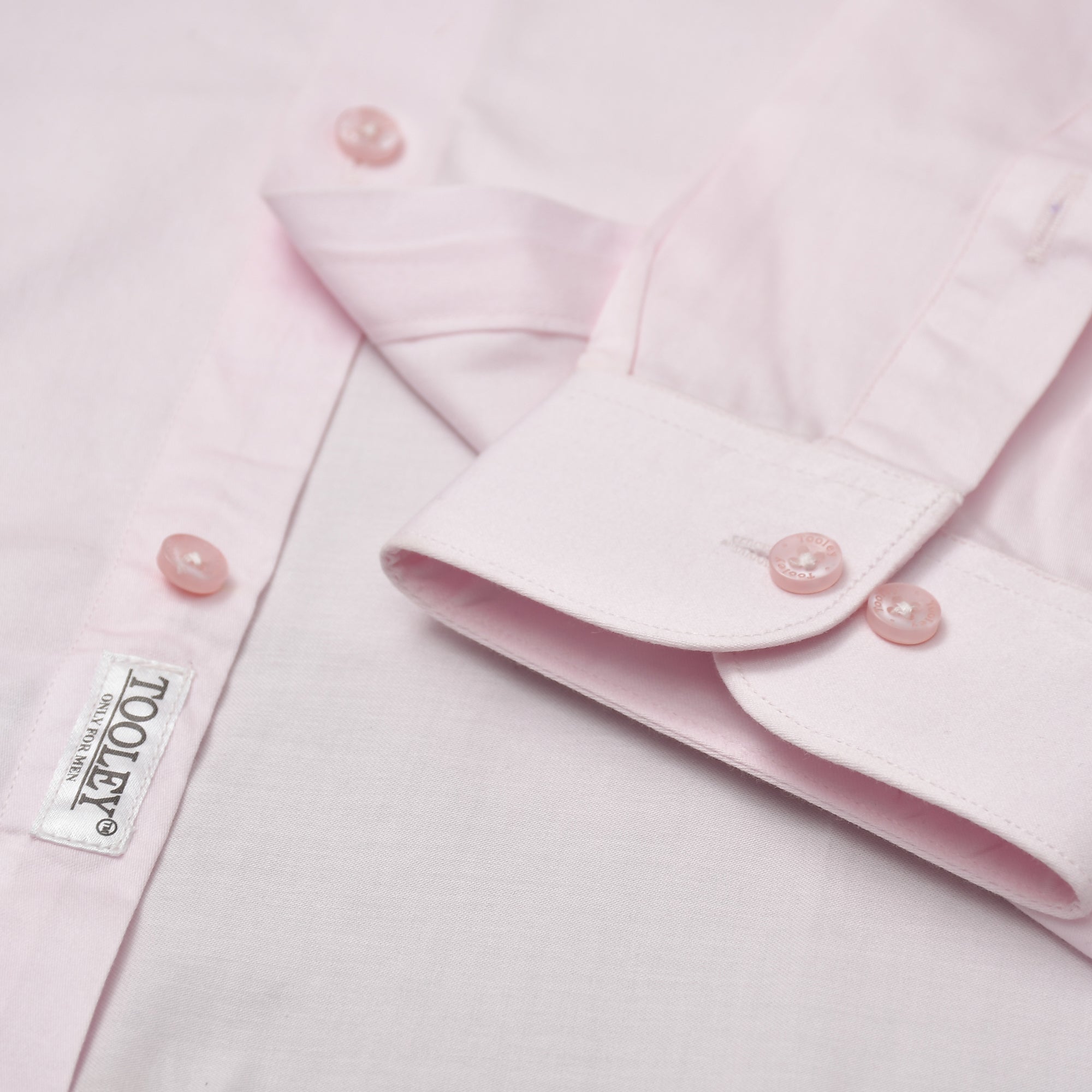 A-Men's Oxford Cotton Summer Light Pink Formal Shirt Code-1084