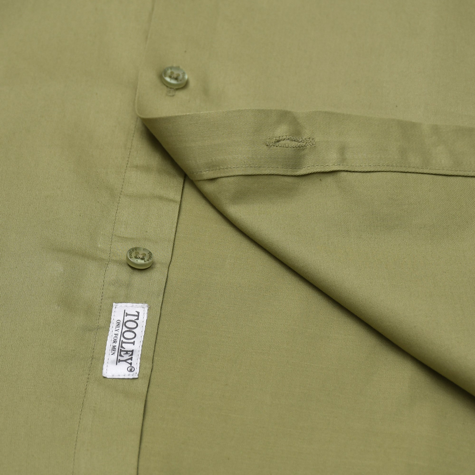 Tooley Classic-Fit Olive Green Giza Cotton Formal Shirt Code-1083