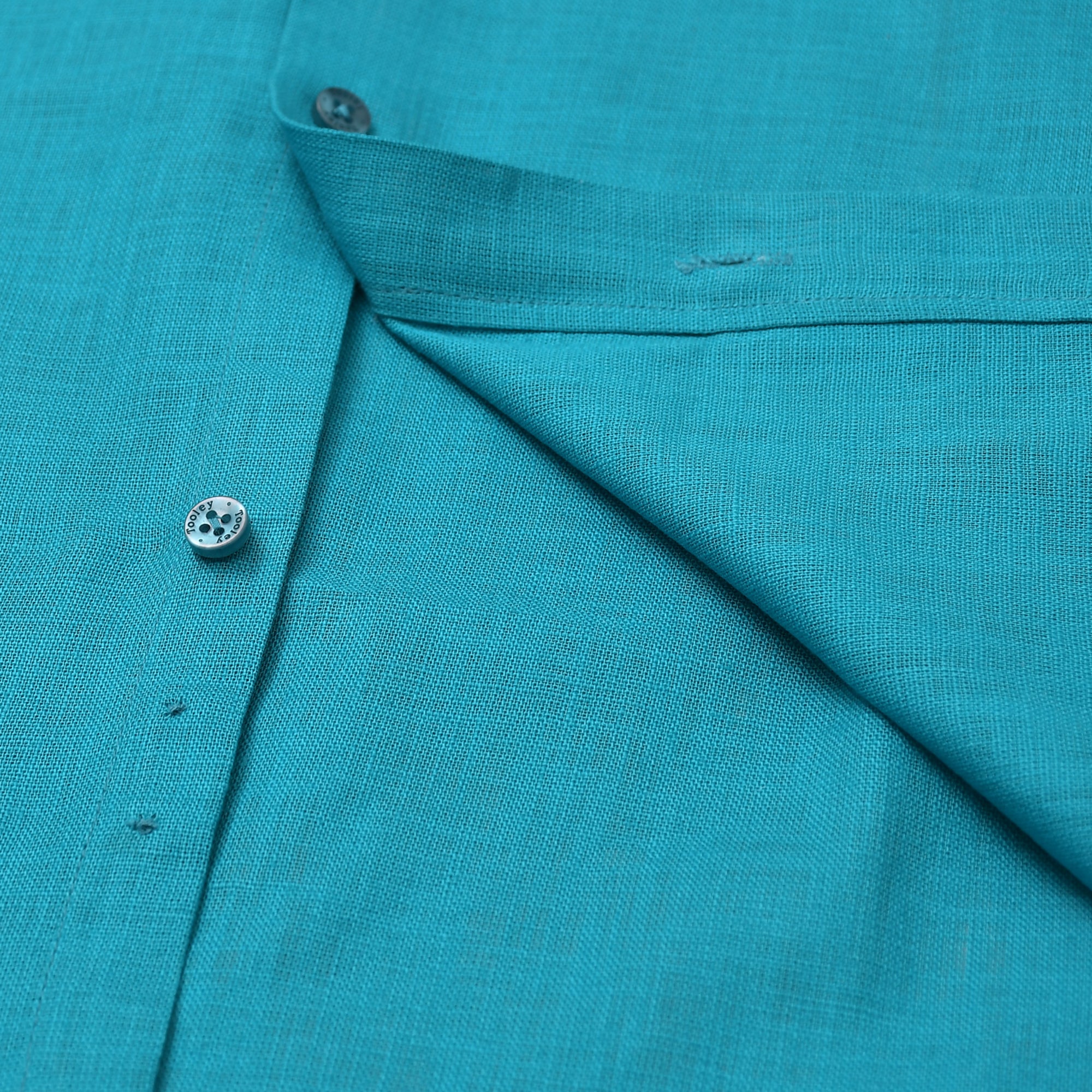 Sea Green Linen Formal Shirt (Code 1081)