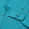 Sea Green Linen Formal Shirt (Code 1081)