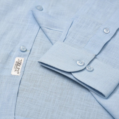 Premium Quality Formal Blue Linen Full Sleeves Shirt Code-1280