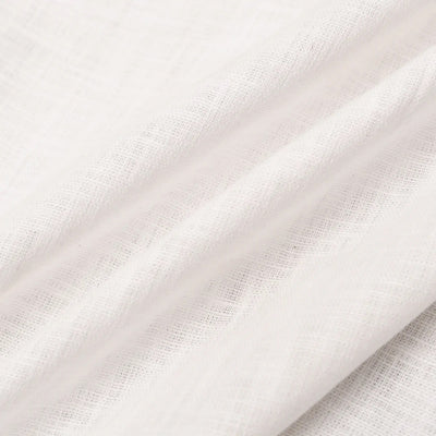 Men's White Linen Cotton Full Sleeve Solid Business Shirt Code-1287