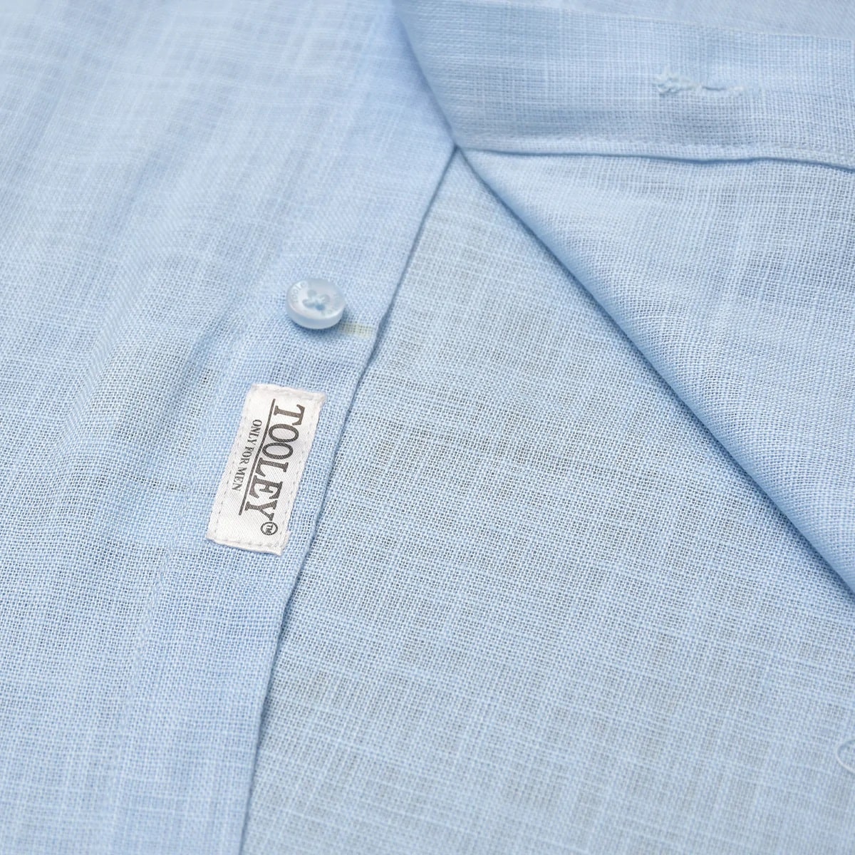 Premium Quality Formal Blue Linen Full Sleeves Shirt Code-1280